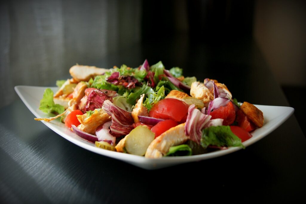 CAVA vegetable salad bowl